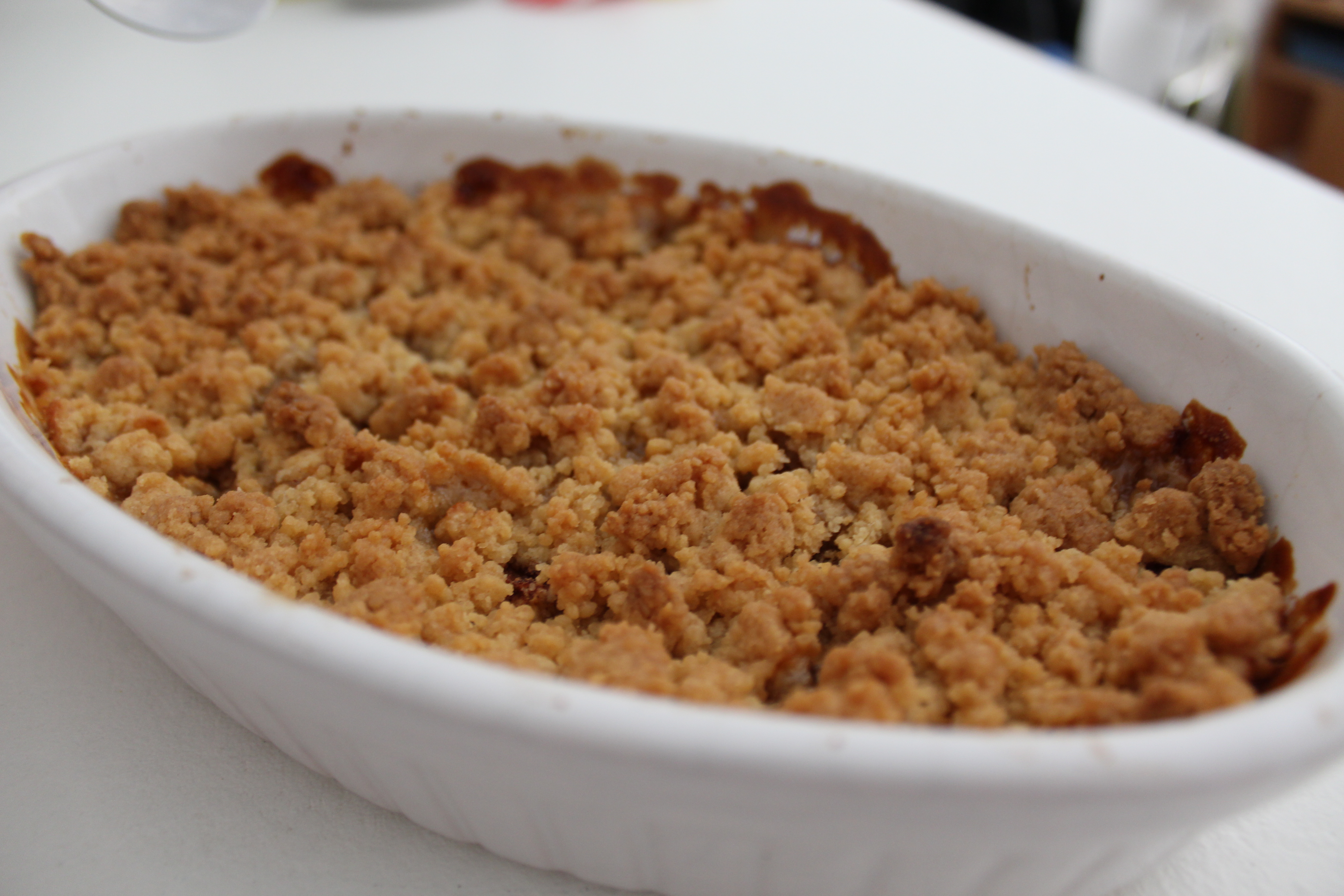 Photo plat de crumble